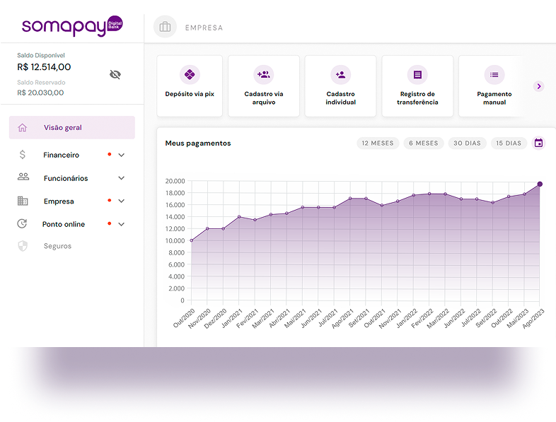 Dashboard Somapay